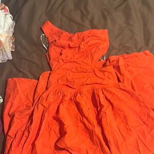 Lulu's Fiery Red Dress